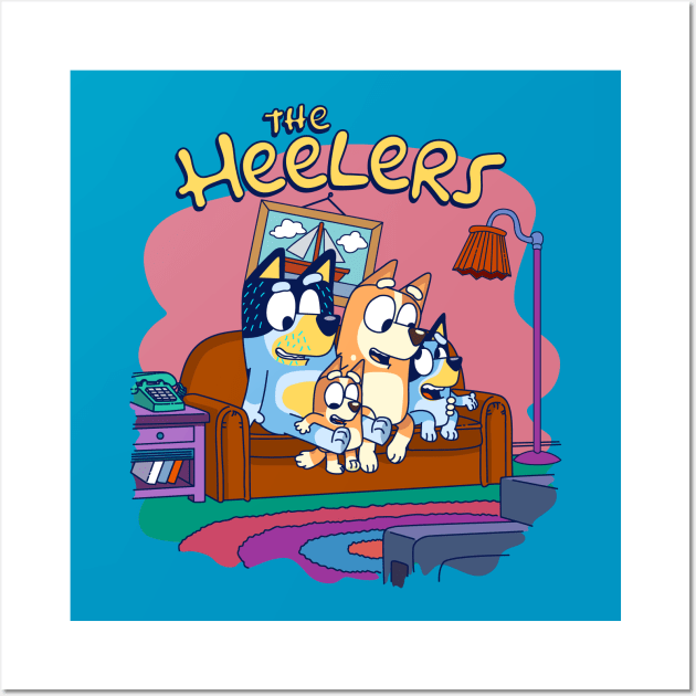 The Heelers Wall Art by CoDDesigns